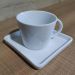 Conjunto 6 Xícaras Café Chá Porcelana Branca 185ml Píres Qua