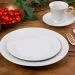 Conjunto 6 Xícaras de Café com Pires 80ml Porcelana em Relevo Tassel Germer Branco
