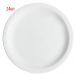 Conjunto de 24 Pratos Rasos de Porcelana Classe Única Iguaçu Germer 25cm Branco