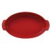 Forma Oval Assar e Servir G Vermelha