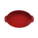 Forma Oval Assar e Servir M Vermelha