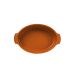 Forma Oval Assar e Servir P Laranja