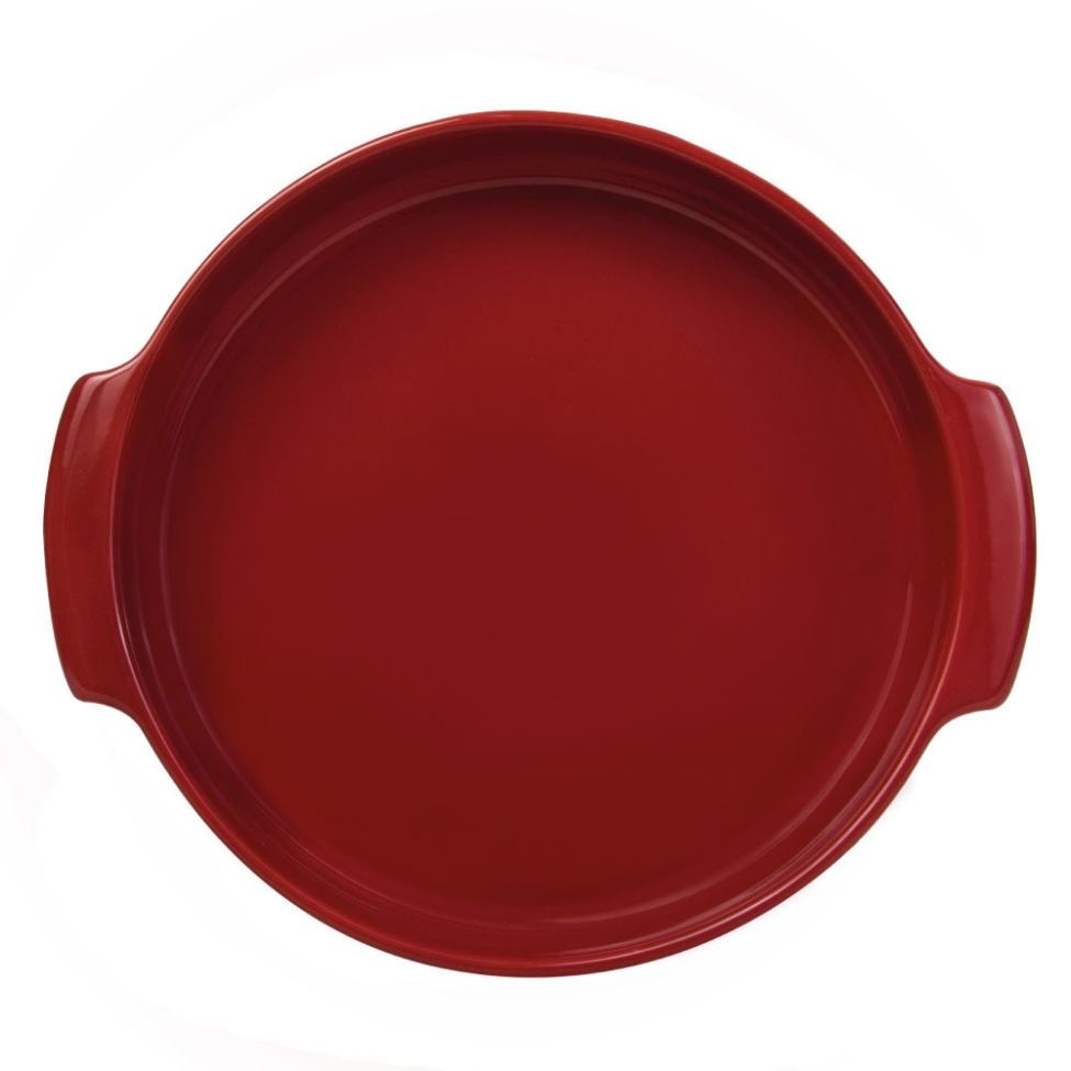 Forma Redonda Assar e Servir Vermelha 25 cm