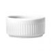 Jogo 12 Ramekins Molheiras de Porcelana 85ml Branco Canelado Pequeno Germer