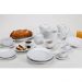 Jogo 4 Xícaras de Chá com Pires de Porcelana 215ml Classe Única Iguaçu Germer Branco