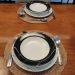 Jogo 6 Pratos Germer Fundos Preto e Branco 23cm Nero Porcela