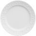 Jogo 6 Pratos de Sobremesa em Porcelana 20,5cm Tassel Germer Branco Redondo