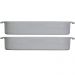 Kit 2 Travessas Refratária Porcelana 36x24cm Branca Germer com Alças Restaurante