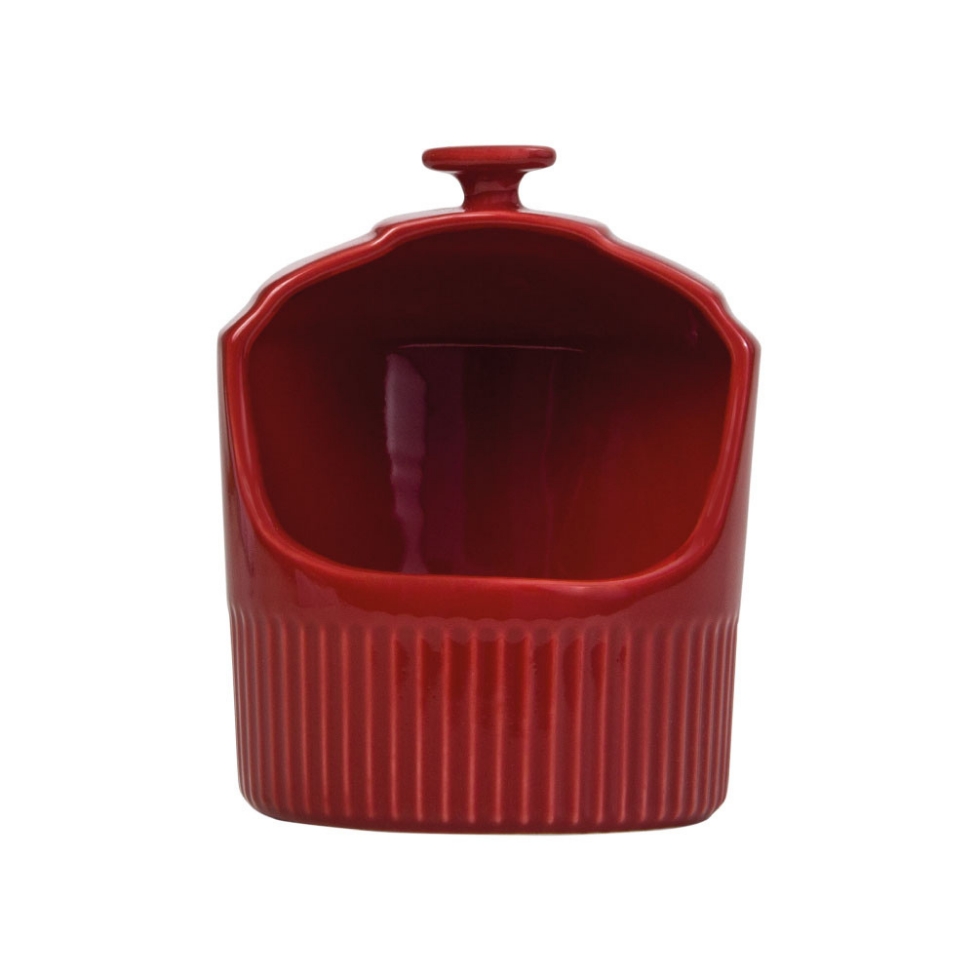 Pote de Sal Assar e Servir Vermelho