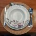 Prato Fundo Germer Redondo em Porcelana 23cm Garden com Estampa Floral