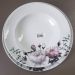 Prato Fundo Germer Redondo em Porcelana 23cm Garden com Estampa Floral