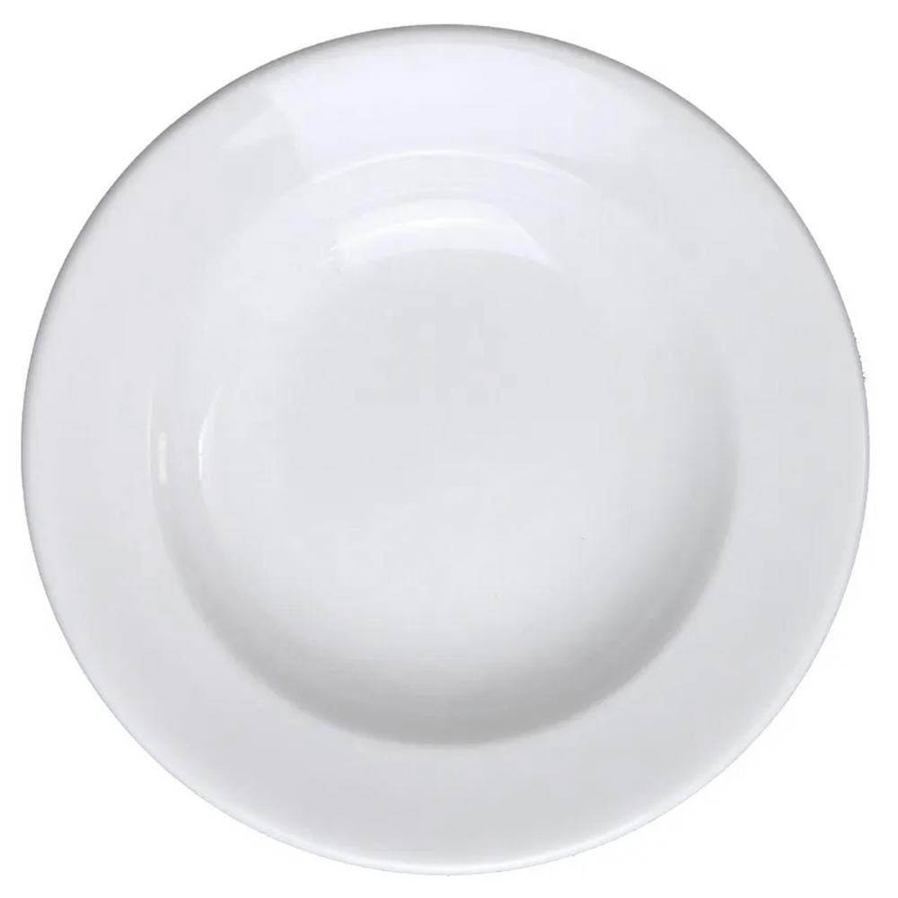 Prato Fundo Redondo 23,5cm Bar Hotel Germer em Porcelana Bra