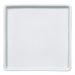 Prato Quadrado Raso em Porcelana 16x16cm Americana Germer Branco