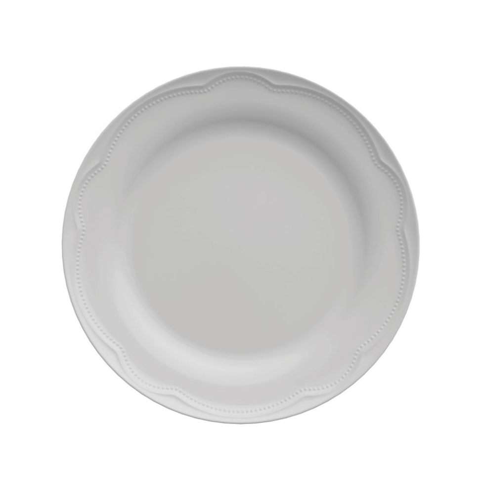 Prato Raso Cottage Branco 27 cm