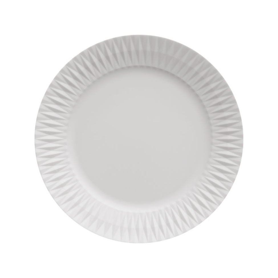 Prato Raso Diamante Branco 27 cm