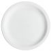 Prato Raso Germer Classe Única Iguaçu de Porcelana para Mesa 25cm Branco