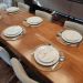 Prato de Sobremesa Porcelana Germer Raso Redondo 20,5cm Nero Mármore Branco
