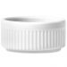 Ramekin Porcelana 180ml Canelado Médio Branco Germer Tigela Mesa Posta