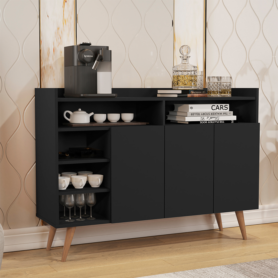 Buffet Celta 3 PT Preto