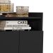 Buffet Celta 3 PT Preto