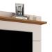 Painel para TV até 60 Polegadas Vivare Off White e Freijó