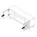 Rack Malibu 2 PT Off White e Freijó 160 cm