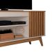 Rack Malibu 2 PT Off White e Freijó 160 cm
