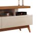 Rack Vivare I Off White e Freijó 160 cm