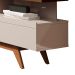 Rack Vivare I Off White e Freijó 180 cm