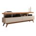 Rack Vivare I Off White e Nature 160 cm