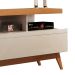 Rack Vivare I Off White e Nature 160 cm