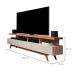 Rack Vivare Off White e Nature 180 cm