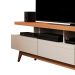 Rack Vivare Off White e Nature 180 cm