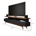 Rack Vivare Preto e Freijó 180 cm