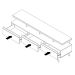 Rack Vivare Preto e Freijó 180 cm