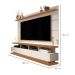 Rack com Painel para TV até 72 Polegadas Vivare I Off White e Nature 180 cm