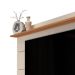 Rack com Painel para TV até 72 Polegadas Vivare I Off White e Nature 180 cm