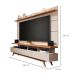Rack com Painel para TV até 72 Polegadas Vivare II Off White e Nature 180 cm