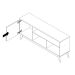 Rack com Painel para TV até 72 Polegadas Vivare Off White e Freijó 160 cm