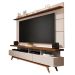 Rack com Painel para TV até 72 Polegadas Vivare Off White e Freijó 180 cm