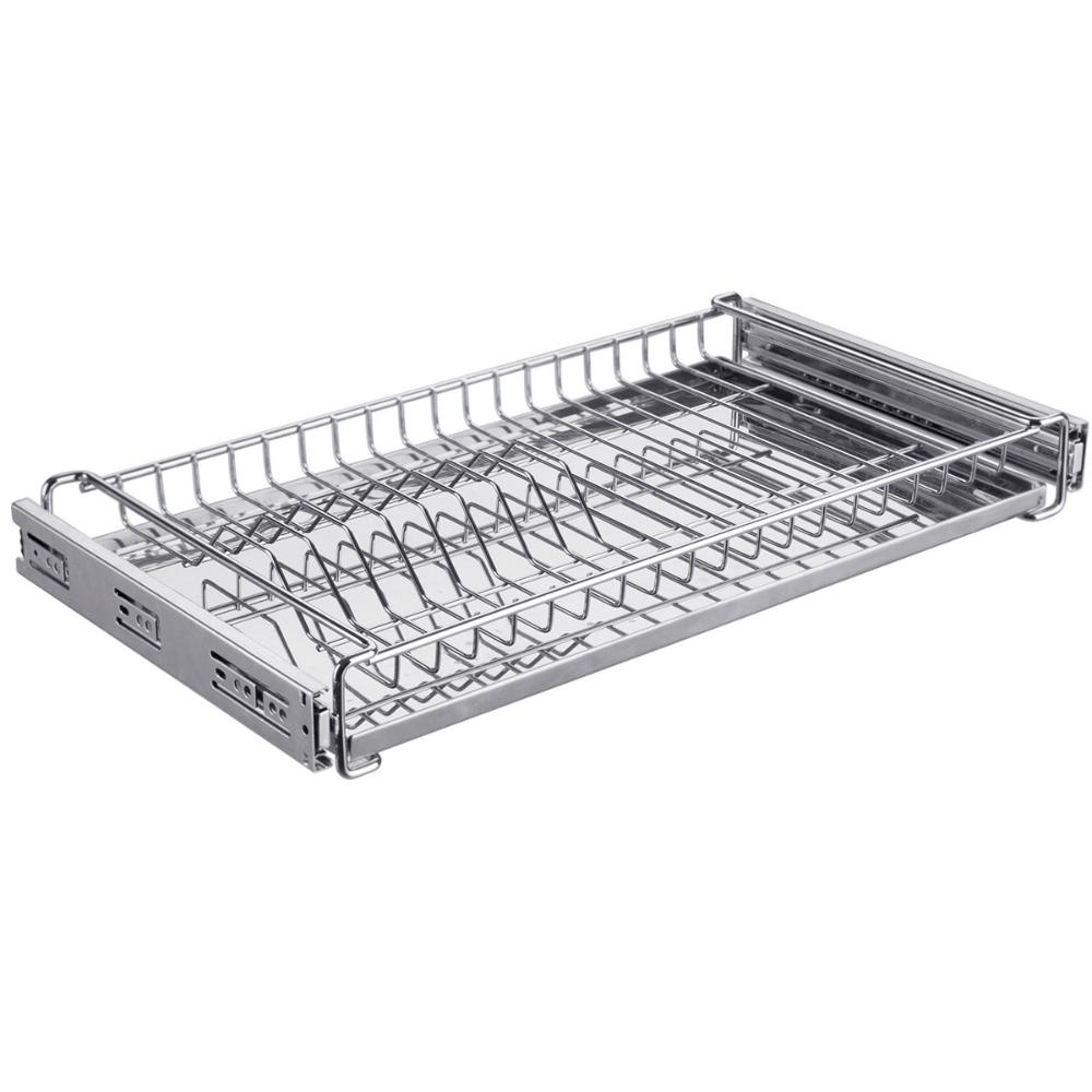 Escorredor de Embutir 57cm com Bandeja e Corrediças Deslizan