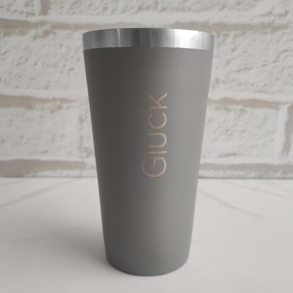 Copo Térmico Glück 473ml Copo Para Cerveja Água Em Aço Inox