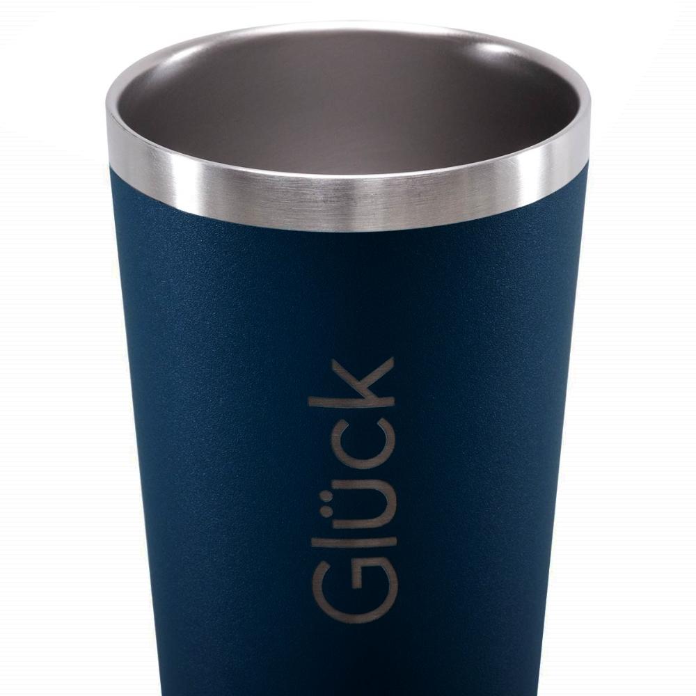 Copo Térmico Glück 473ml Copo Para Cerveja Água Em Aço Inox Night Blue