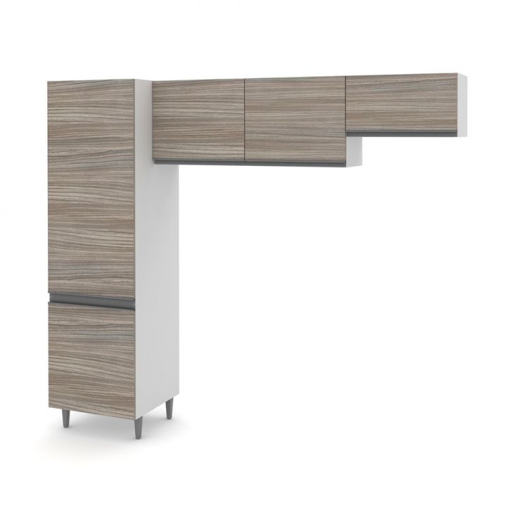 Cozinha Compacta 5 Portas Vega Ravena e Branco Madesa # Cozinha Compacta Ravena Cozinha Compacta 5 Portas Vega Ravena e Branco Madesa # Cozinha Compacta Ravena