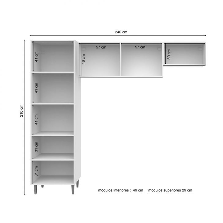 Cozinha Compacta 5 Portas Vega Ravena e Branco Madesa # Cozinha Compacta Ravena Cozinha Compacta 5 Portas Vega Ravena e Branco Madesa # Cozinha Compacta Ravena