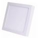 Painel Led Quadrado Sobrepor 24w Bivolt Branco Quente Ledgold