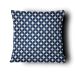 Almofada Arrow Branca e Azul Marinho 50x50cm