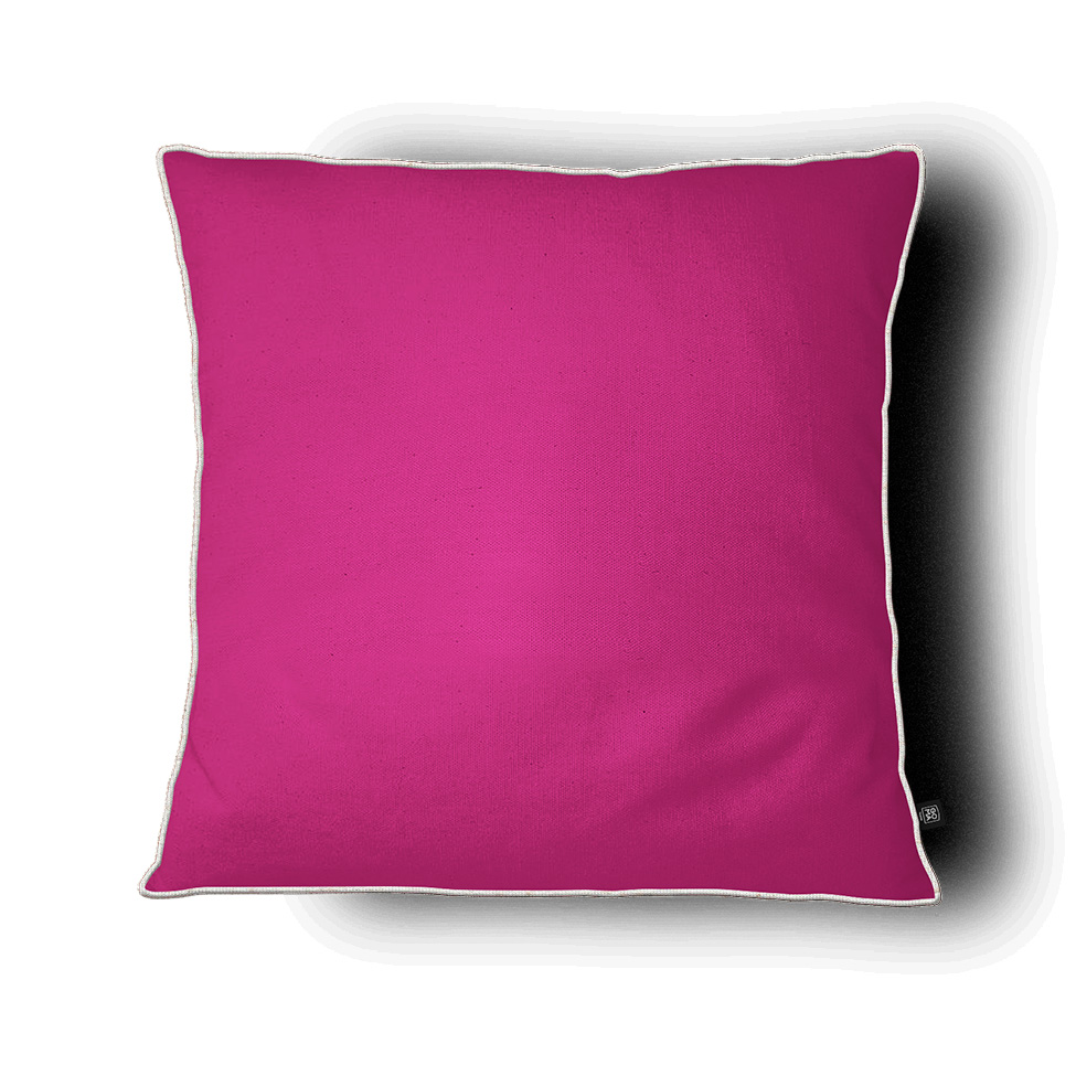 Almofada Lisa Board 43x43 Rosa