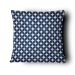Almofada Tile 43x43 Off White e Azul