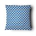 Almofada Triangle 43x43 Azul e Branca